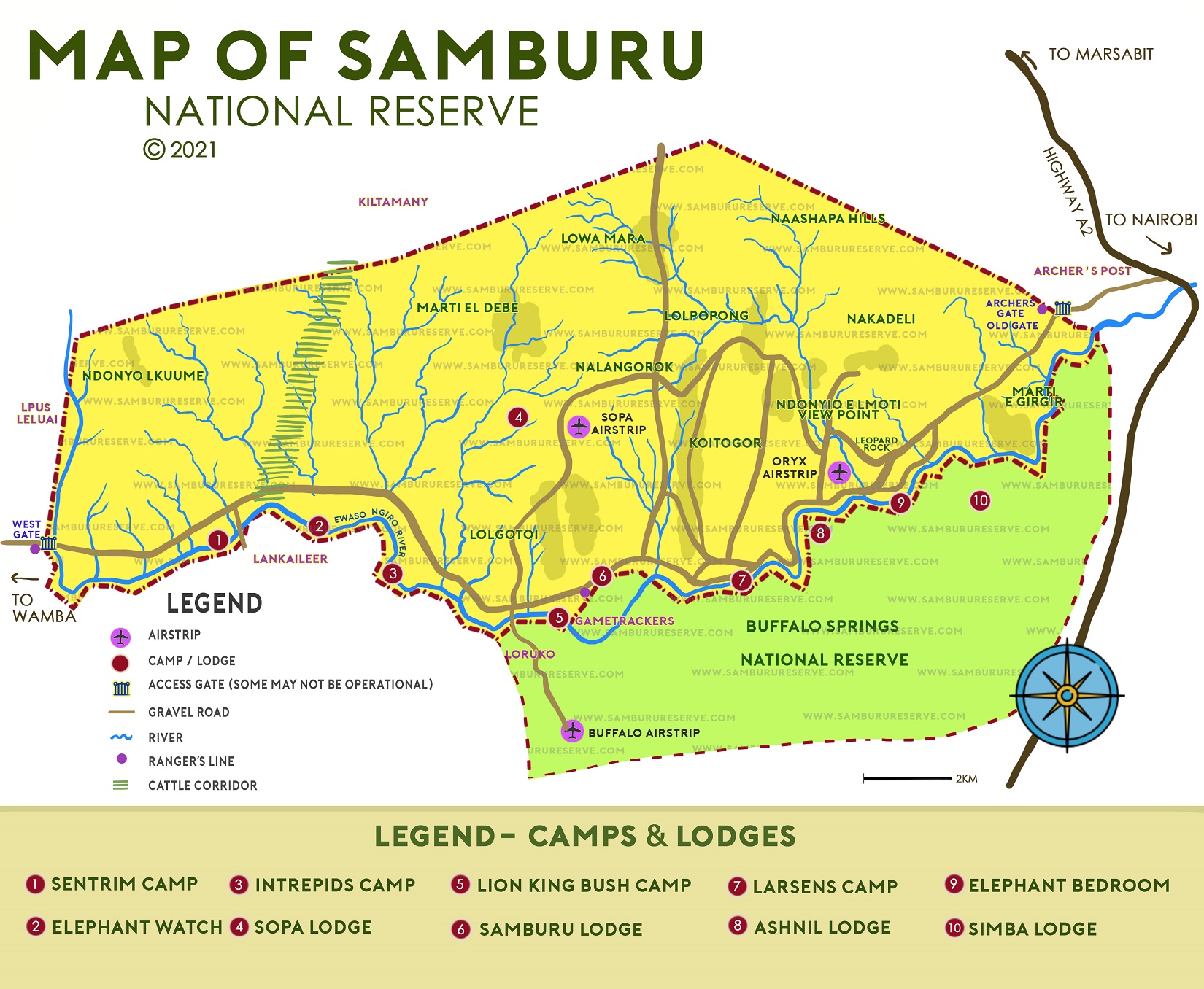 Amboseli Map